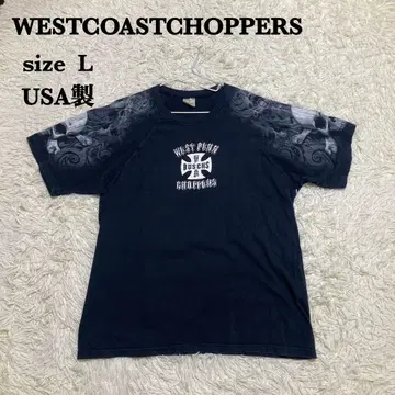WESTCOASTCHOPPERS 티셔츠 사이즈 L 스컬 아이언 크로스