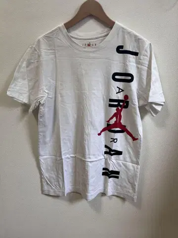 AIR JORDAN 화이트 티셔츠 M