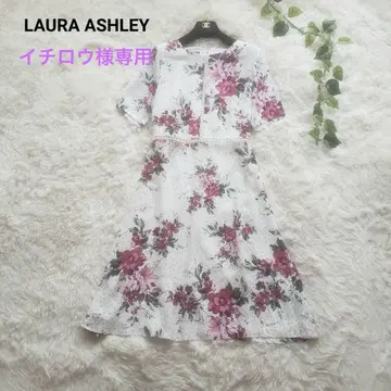 LAURA ASHLEY 로라 애슐리 꽃무늬 원피스 핑크 큰 사이즈