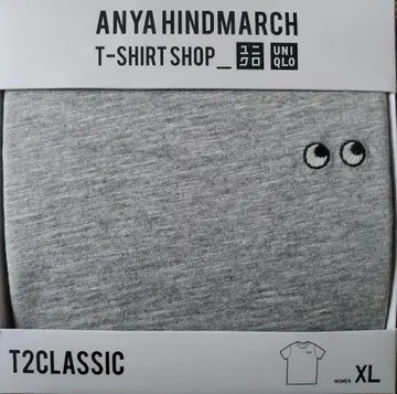 유니클로 안야 힌드마치 ANYA HINDMARCH 슬라브 T 그레이 XL