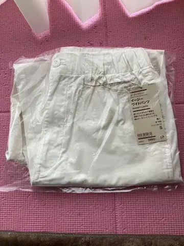 무인양품 유틸리티 이지 와이드 팬츠 S