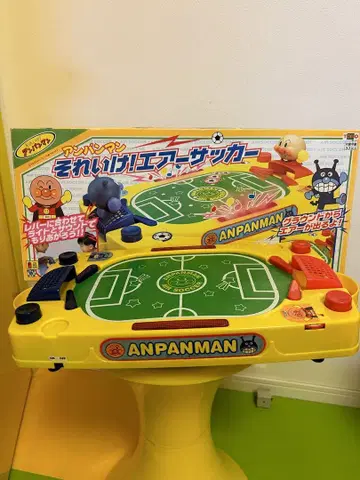 레트로 호빵맨 에어 축구 피규어 게임 에어 하키