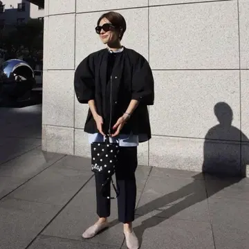 machatt 마챠트 볼륨 슬리브 블루종