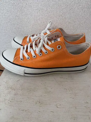 CONVERSE 오렌지 로우 컷 스니커즈 27cm