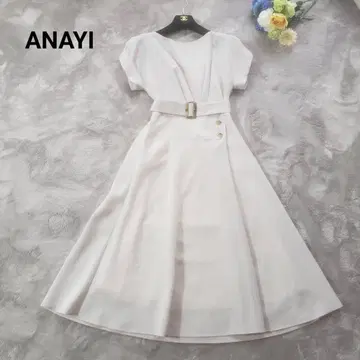 아나이 드라이 포플린 플레어 원피스 벨트 포함 ANAYI 완판템