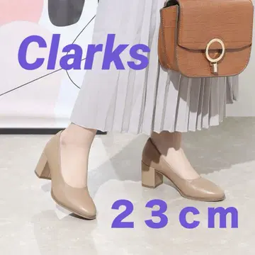 Clarks 플레버 55 코트 (프라린 가죽) 베이지 23cm 새상품!