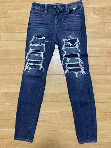 인기 상품! 아메리칸 이글 데미지 진 블루