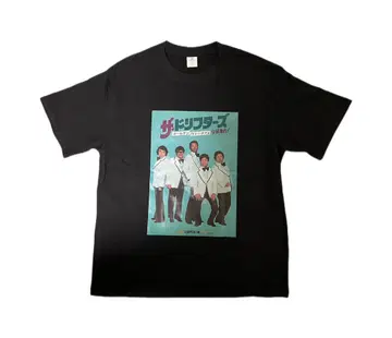 더 드리프터스 티셔츠 블랙 남성용 XL