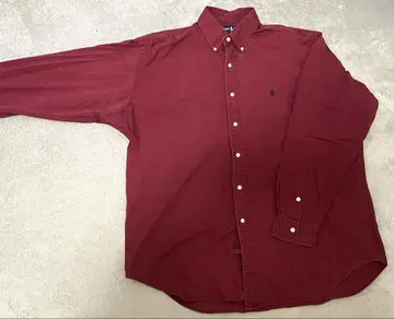 Ralph Lauren BLAIRE L 사이즈 버건디 셔츠