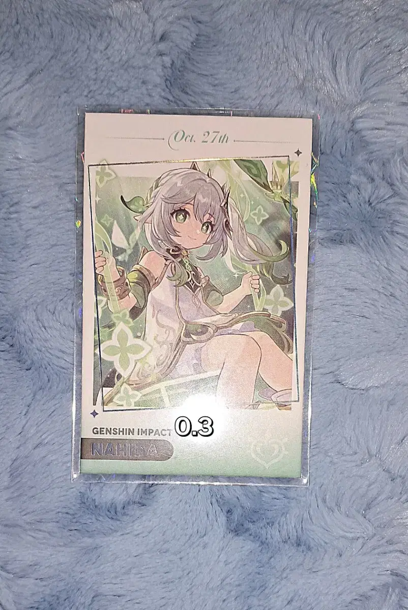 Genshin Impact Nahida Mega Coffee photocard (shipping included)