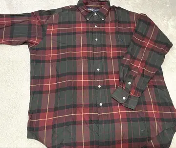 Ralph Lauren BLAIRE 체크 무늬 플란넬 셔츠 L 사이즈