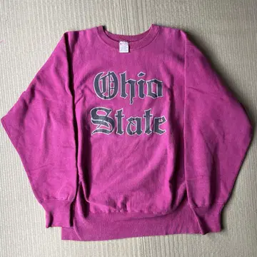 90s OhioState 리버스 위브 진색 진 피온 자수 택