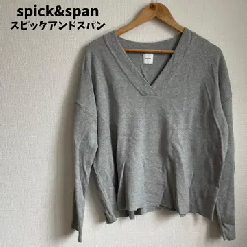 spick&span 스픽 앤 스팬 V넥 니트 상의 일본제
