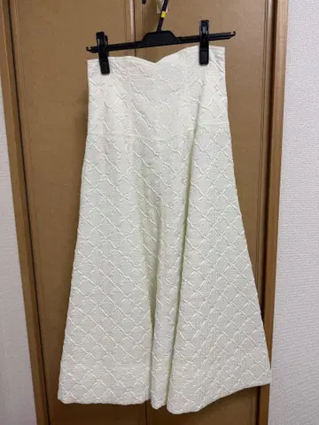 택 포함 새상품 리랜드트루 아르파주 자카드 롱 스커트