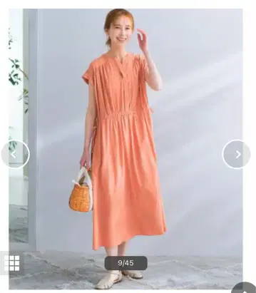 어반 리서치 ROSSO 오렌지 원피스