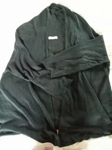 ICHI Antiquite's 린넨 가디건 블랙