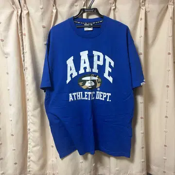 AAPE 티셔츠 남성용 XL 블루