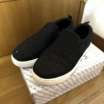 MK MICHEL KLEIN 스니커즈 블랙 비쥬 24.5cm