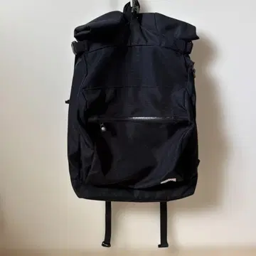 FICOUTURE 블랙 롤 탑 백팩