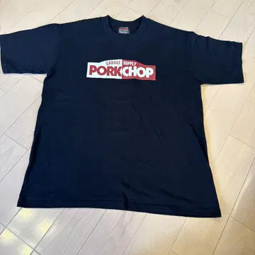 PorkChop GARAGE SUPPLY 티셔츠 L 블랙