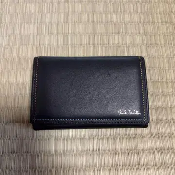 폴스미스 명함지갑 블랙 가죽