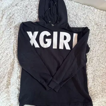 XGIRL 블랙 후드티 사이즈 2