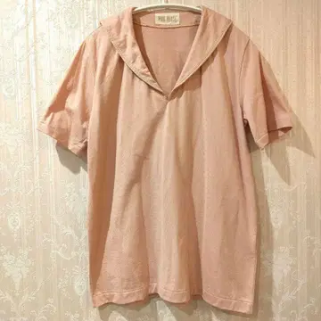 핑크하우스 세일러 카라 티셔츠 핑크