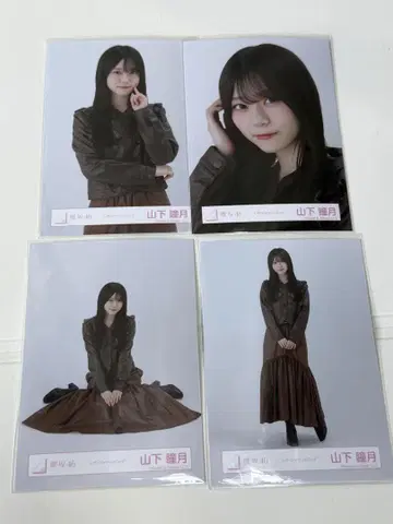 사쿠라자카46 브로마이드 야마시타 시즈키 4종 컴프 가죽 자켓