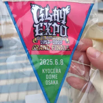 GLAY GRANDFINAL 교세라 돔 6/8 가랜드 배지