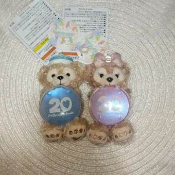 컬러풀 행복 봉제 인형 참 더피 셰리 메이 2종 세트