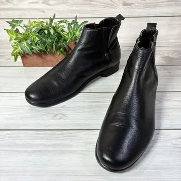 1245 Chausser 쇼세 사이드 고어 부츠 가죽 블랙 37