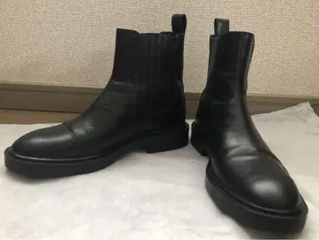 자라 블랙 사이드 고어 부츠 37