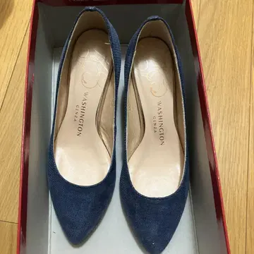 Washington 네이비 펌프스 21.5cm