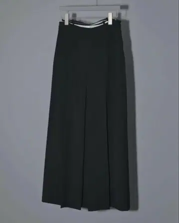 anuke 안누크 Tuck Long Skirt 38 블랙