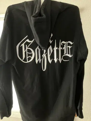the GazettE 로고 후드티 RAD MARKET