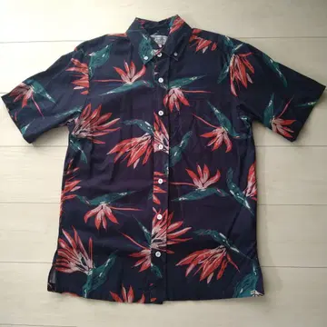 새상품급 AVANTI 알로하 셔츠 S 꽃무늬 하와이 HAWAII 아반떼