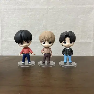 BTS tiny tan 피규어 3종 세트