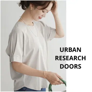 URBAN RESEARCH DOORS 턱 슬리브 와이드 풀오버