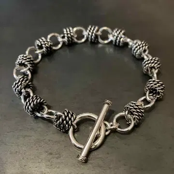 SILVER925 FOOP MANTEL BRACELET/실버/블레스