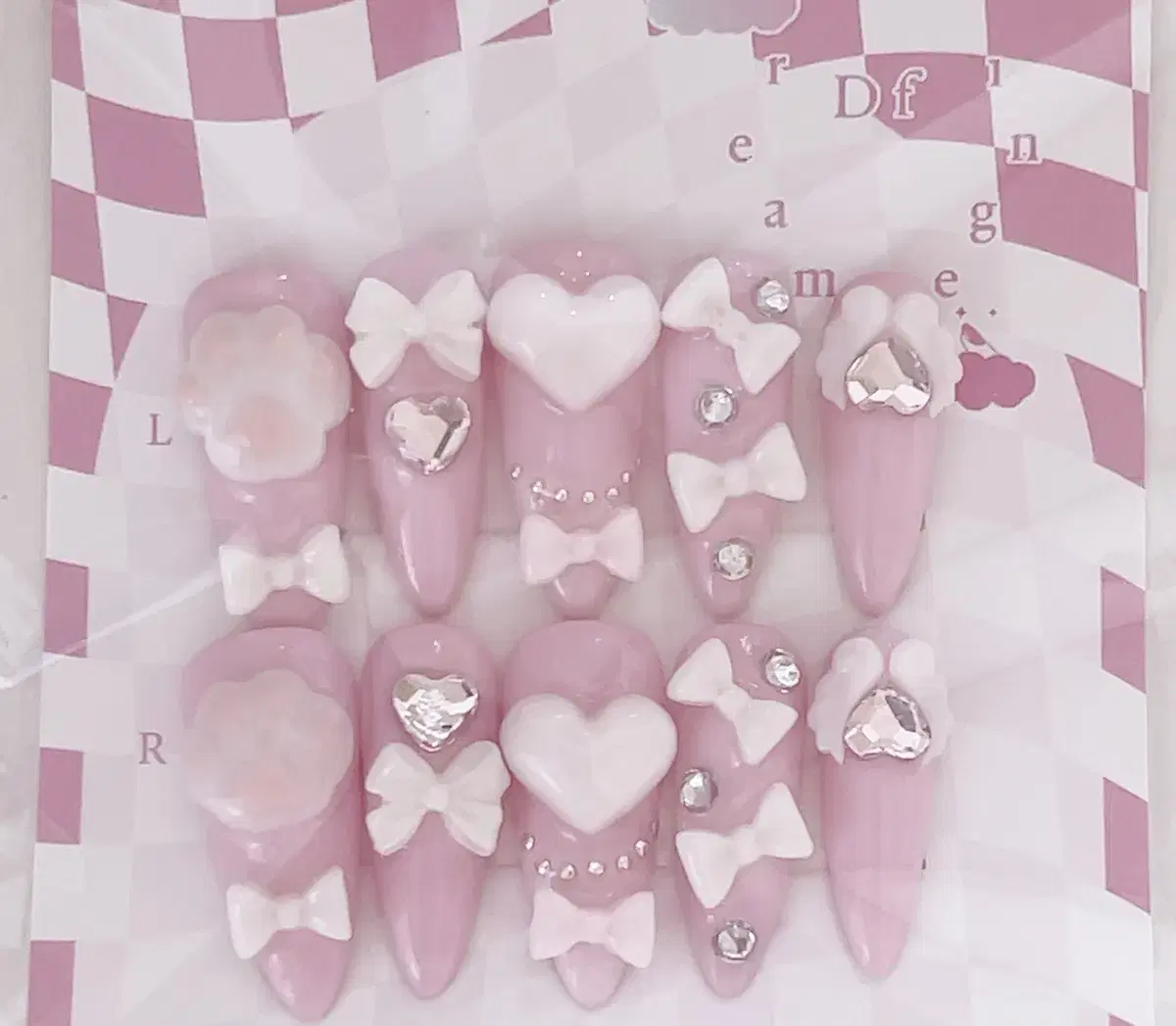 Mass-produced Jirai-kei Nail Tip LizLisa Secret Honey Sniper-kei Yojiro Gals Packaging