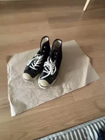 잭 파셀 하이컷 스니커즈 블랙