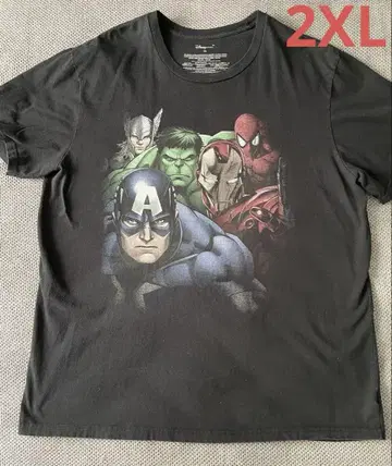 MARVEL 어벤져스 티셔츠 블랙