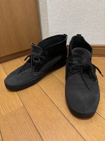 푸마 hussein chalayan 블랙 스웨이드 처카 부츠 27cm