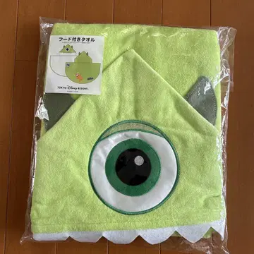 디즈니 후드 부착 타월