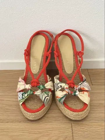 새상품 스텔라 맥카트니 웨지 샌들 36