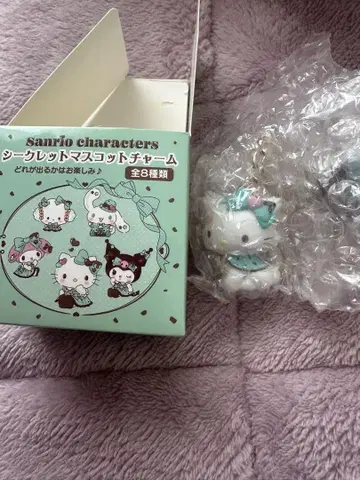 산리오 캐릭터즈 시크릿 마스코트 참 초코 민트