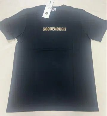 미사용 새상품 GOODENOUGH 블랙 티셔츠 XL
