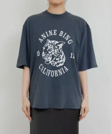 ANINE BING 칼리지 레오파드 티 미사용 새상품