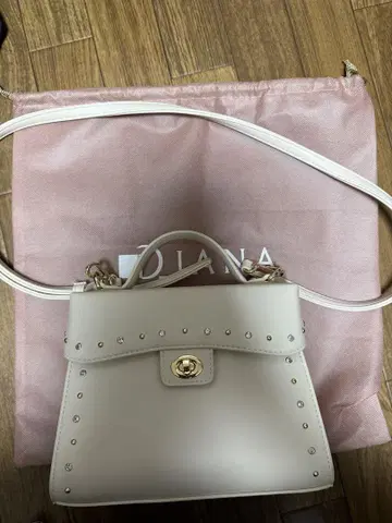 DIANA 숄더백 화이트