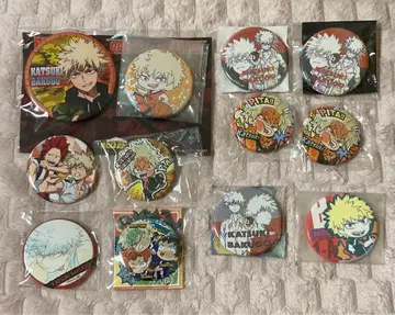 바쿠고 카츠키 캔뱃지 문구 카페 피타데포 아이스 AGF 히로아카